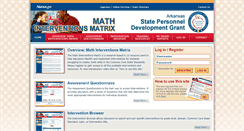 Desktop Screenshot of mathinterventions.org